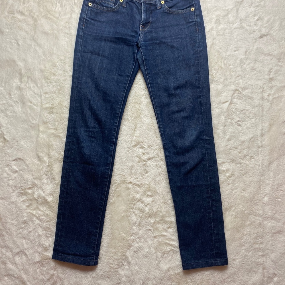 Fidelity Jeans Dark Wash Low Rise Skinny Jeans size 25x36L